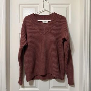 Wilfred relaxed V-Neck oversized Sweater belize merino wool size 1 vvguc